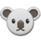 Koala emoji on Samsung